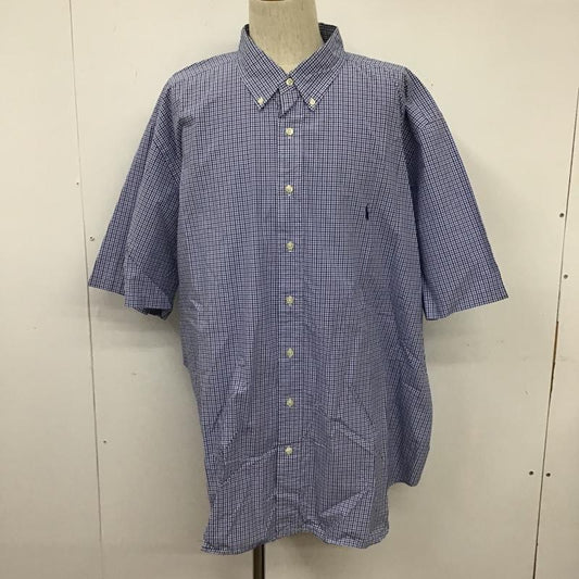 ラルフローレン RALPHLAUREN シャツ、ブラウス 半袖 半袖シャツ カラーシャツ 半袖カットソー チェックシャツ ボタンダウンシャツ チェック マルチカラー / マルチカラー /  メンズ USED 古着 中古 10105379