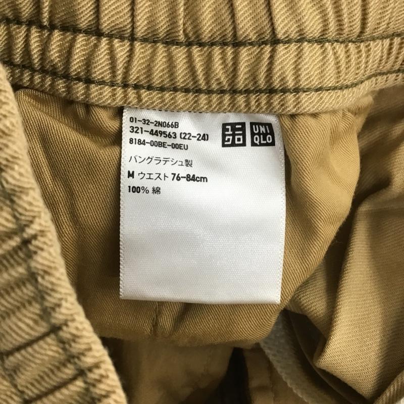 ユニクロ UNIQLO パンツ ショートパンツ 01-32-2N066B マルニワイドフィットボクシーショーツ ハーフパンツ カジュアルパンツ M 無地 ベージュ / ベージュ /  メンズ USED 古着 中古 10105382