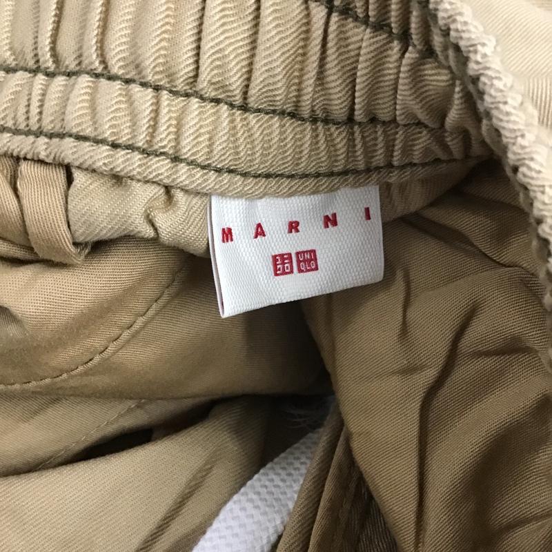 ユニクロ UNIQLO パンツ ショートパンツ 01-32-2N066B マルニワイドフィットボクシーショーツ ハーフパンツ カジュアルパンツ M 無地 ベージュ / ベージュ /  メンズ USED 古着 中古 10105382