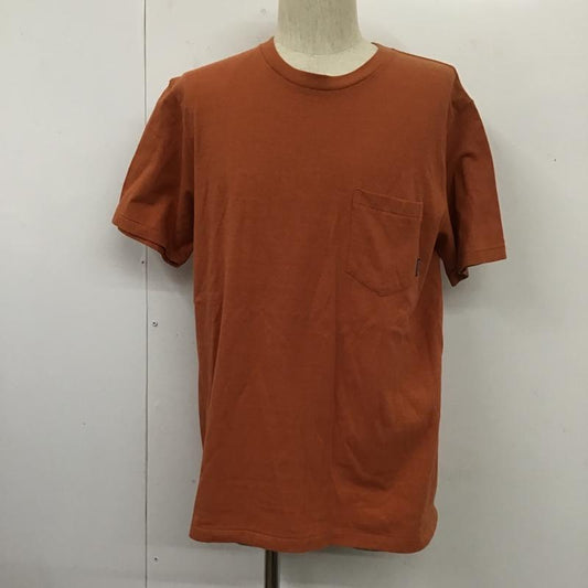 ラディアル RADIALL Tシャツ 半袖 RAD-18SS-TEE020 半袖カットソー クルーネックカットソー プリントTシャツ M プリント 橙 / オレンジ /  メンズ USED 古着 中古 10105398