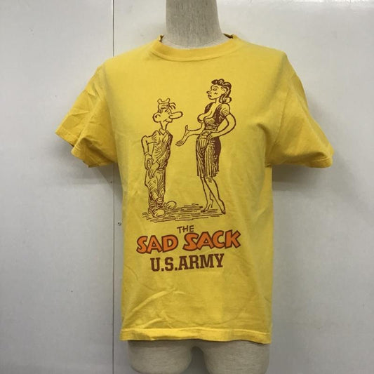 バズリクソンズ Buzz Rickson's Tシャツ 半袖 半袖カットソー プリントTシャツ クルーネックカットソー S プリント 黄 / イエロー /  メンズ USED 古着 中古 10105403
