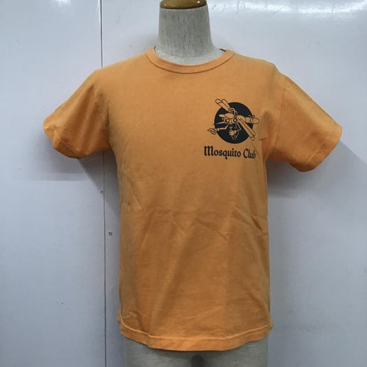 バズリクソンズ Buzz Rickson's Tシャツ 半袖 半袖カットソー プリントTシャツ クルーネックカットソー S プリント 橙 / オレンジ /  メンズ USED 古着 中古 10105404