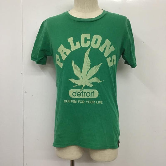 ドレストリップ drestrip Tシャツ 半袖 半袖カットソー プリントTシャツ クルーネックカットソー 1 プリント 緑 / グリーン /  メンズ USED 古着 中古 10105407