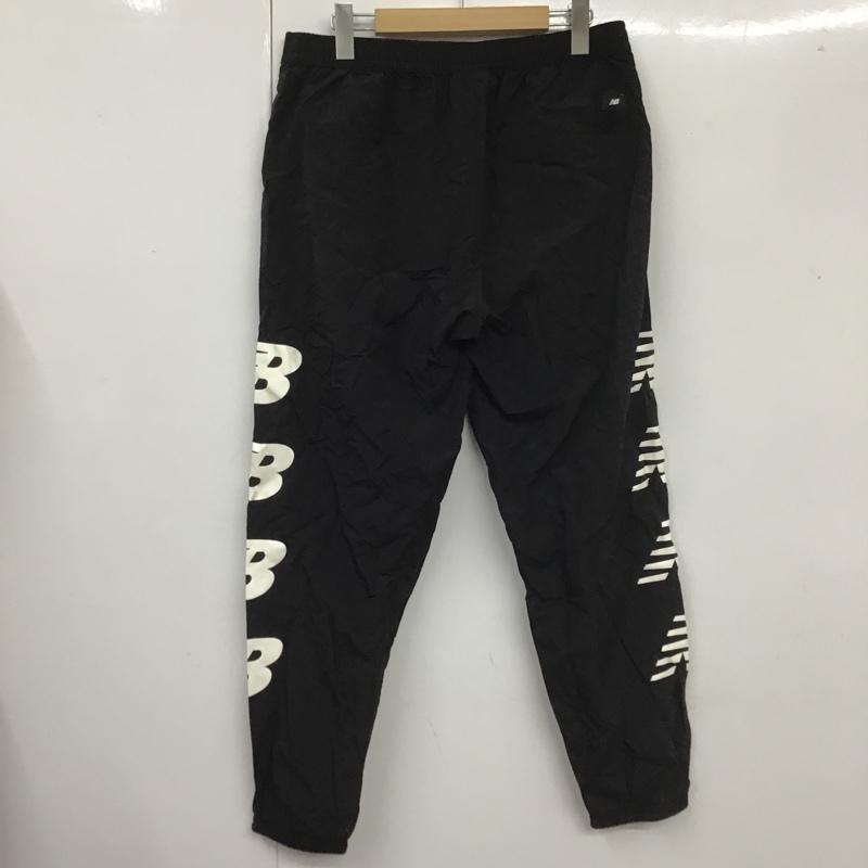 ニューバランス New Balance パンツ ワークパンツ、ペインターパンツ JMPP0217 ウインドパンツ ワイドパンツ ジャージ L ロゴ、文字 黒 / ブラック /  メンズ USED 古着 中古 10105408