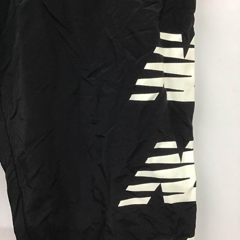 ニューバランス New Balance パンツ ワークパンツ、ペインターパンツ JMPP0217 ウインドパンツ ワイドパンツ ジャージ L ロゴ、文字 黒 / ブラック /  メンズ USED 古着 中古 10105408