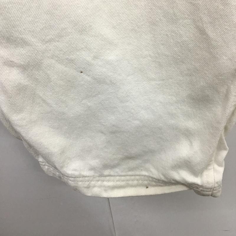 ザラメン ZARA MAN パンツ デニム、ジーンズ デニムパンツ ストレートパンツ ワイドパンツ カジュアルパンツ studionicholson 40インチ 無地 白 / ホワイト /  メンズ USED 古着 中古 10105410