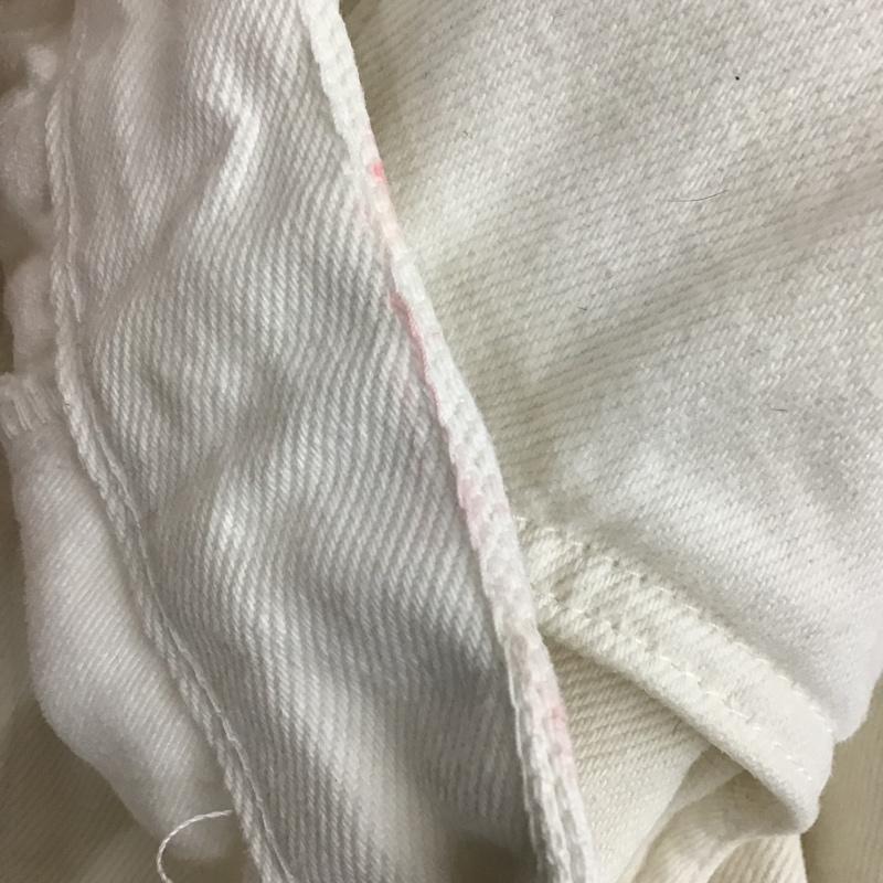 ザラメン ZARA MAN パンツ デニム、ジーンズ デニムパンツ ストレートパンツ ワイドパンツ カジュアルパンツ studionicholson 40インチ 無地 白 / ホワイト /  メンズ USED 古着 中古 10105410