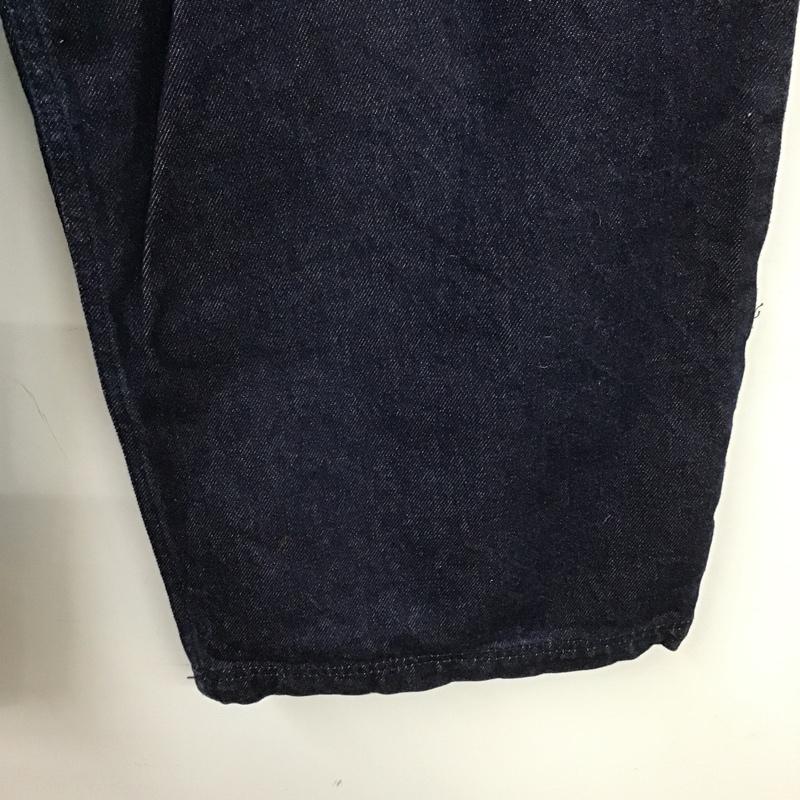 ザラ ZARA パンツ デニム、ジーンズ デニムパンツ ワイドパンツ カジュアルパンツ studionicholson 40 無地 インディゴ / インディゴ /  メンズ USED 古着 中古 10105411