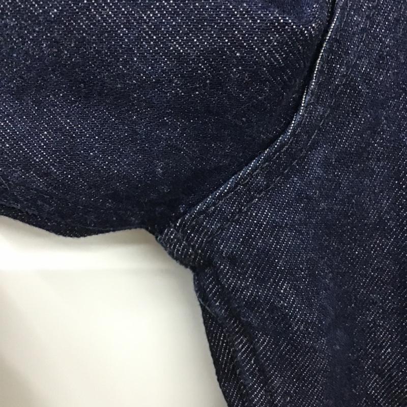 ザラ ZARA パンツ デニム、ジーンズ デニムパンツ ワイドパンツ カジュアルパンツ studionicholson 40 無地 インディゴ / インディゴ /  メンズ USED 古着 中古 10105411