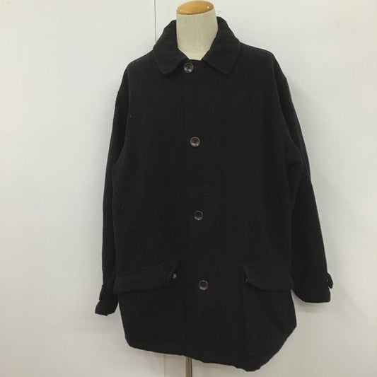 ポロバイラルフローレン Polo by RALPH LAUREN コート コート一般 ロングコート ロングジャケット カラージャケット アウター XL 無地 黒 / ブラック /  メンズ USED 古着 中古 10105424