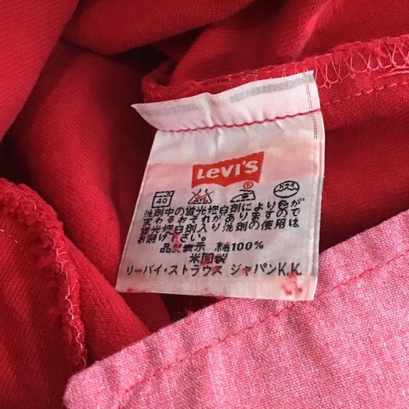 リーバイストラウスアンドコー Levi Strauss & co. パンツ デニム、ジーンズ デニムパンツ ストレートパンツ ワイドパンツ カジュアルパンツ 501 29インチ 無地 赤 / レッド /  メンズ USED 古着 中古 10105427