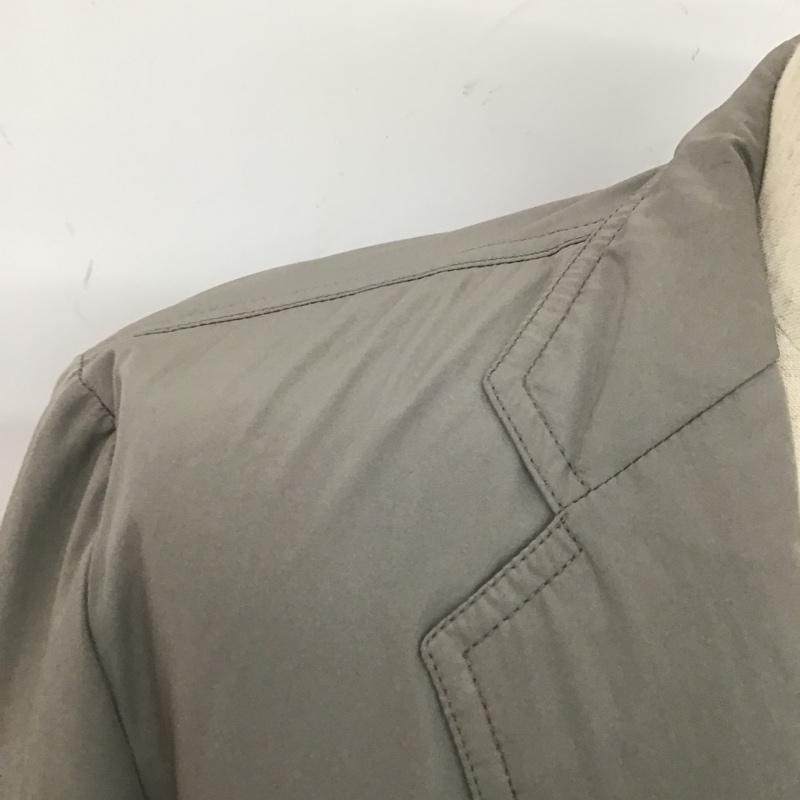 アルマーニコレッツォーニ ARMANI COLLEZIONI ジャケット、上着 ジャケット、ブレザー カラージャケット カジュアルジャケット アウター M 無地 灰 / グレー /  メンズ USED 古着 中古 10105431