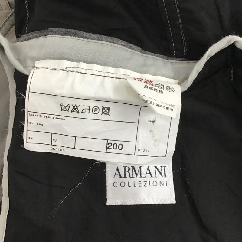 アルマーニコレッツォーニ ARMANI COLLEZIONI ジャケット、上着 ジャケット、ブレザー カラージャケット カジュアルジャケット アウター M 無地 灰 / グレー /  メンズ USED 古着 中古 10105431