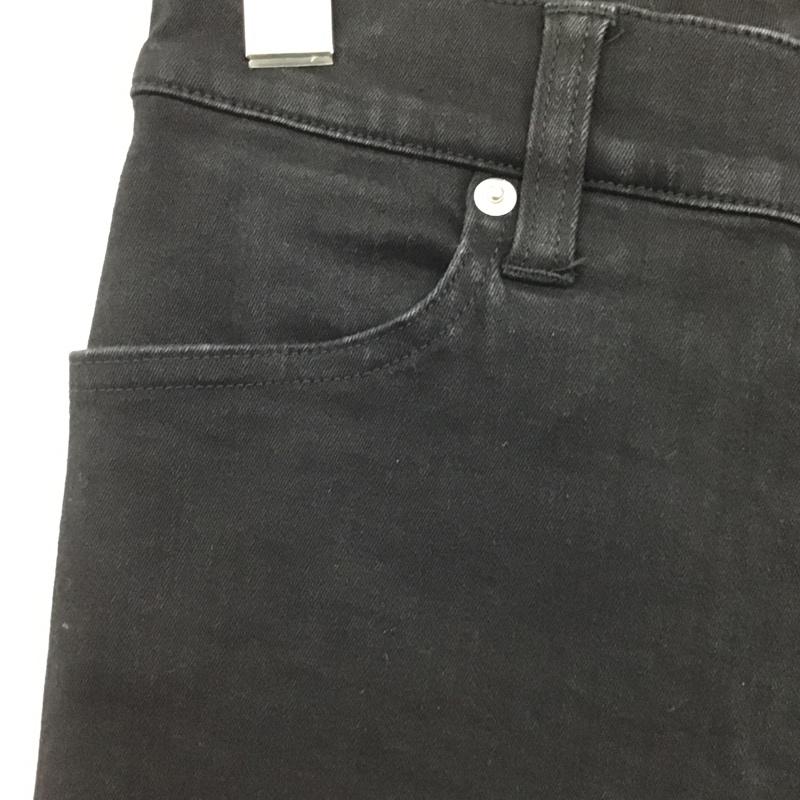 ジュンハシモト junhashimoto パンツ デニム、ジーンズ 1082110003 キャロットフィットデニムパンツ スリムパンツ カジュアルパンツ 2 無地 黒 / ブラック /  メンズ USED 古着 中古 10105438