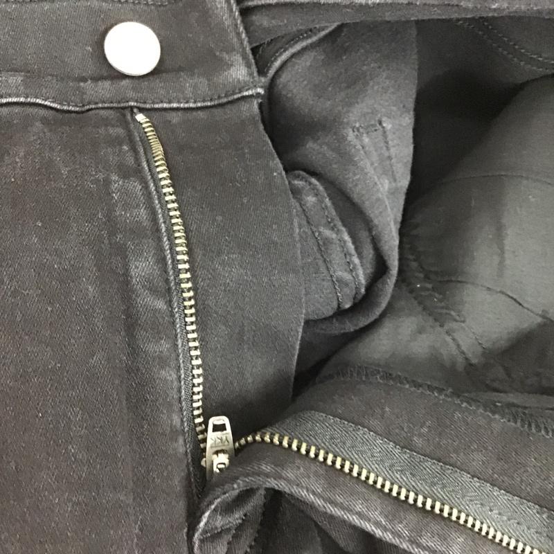 ジュンハシモト junhashimoto パンツ デニム、ジーンズ 1082110003 キャロットフィットデニムパンツ スリムパンツ カジュアルパンツ 2 無地 黒 / ブラック /  メンズ USED 古着 中古 10105438