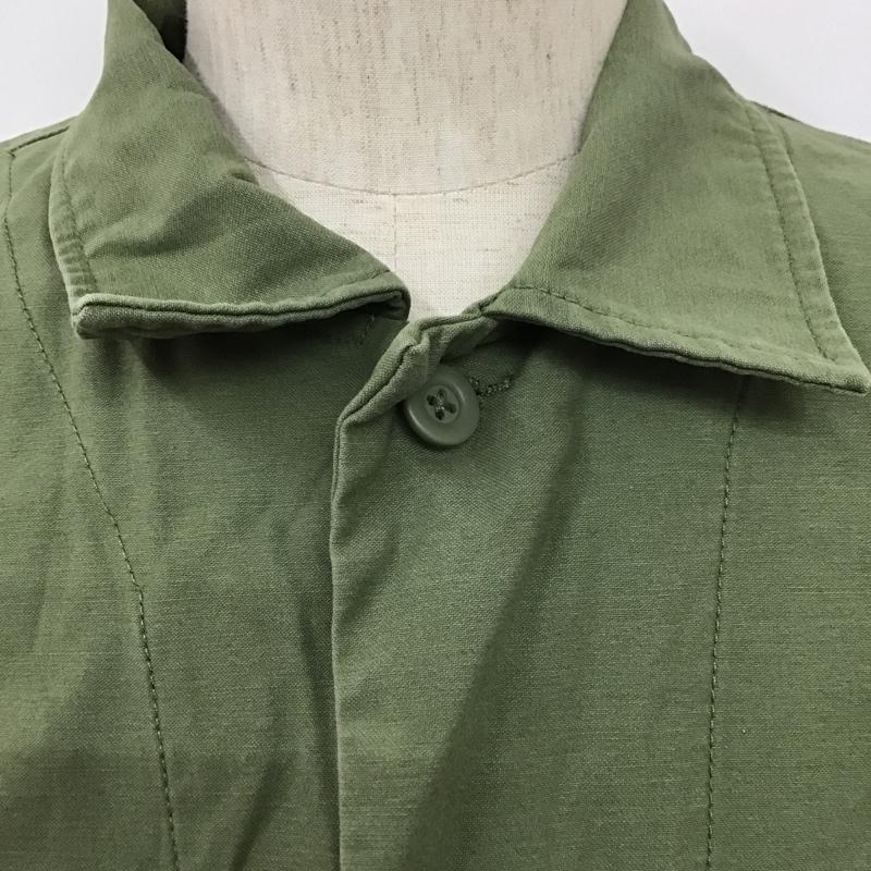 ロデオクラウンズワイドボウル RODEO CROWNS WIDE BOWL ジャケット、上着 ジャケット、ブレザー 421ESW30-0590 ワッペンユーティリティーSHJK ミリタリーシャツ カジュアルシャツ L ロゴ、文字 カーキ / カーキ /  メンズ USED 古着 中古 10105440