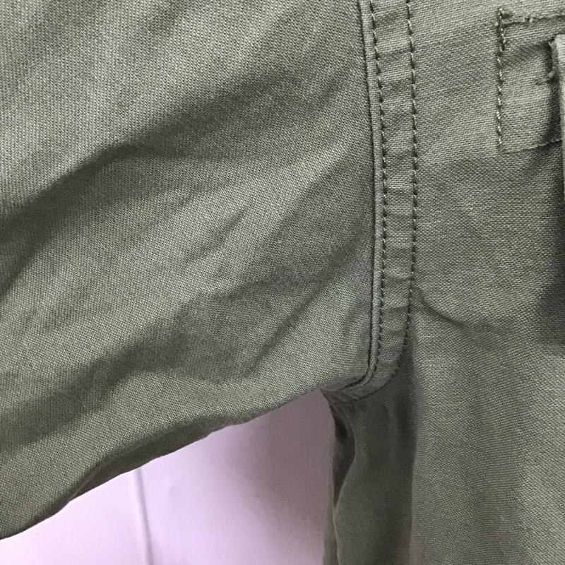 ロデオクラウンズワイドボウル RODEO CROWNS WIDE BOWL ジャケット、上着 ジャケット、ブレザー 421ESW30-0590 ワッペンユーティリティーSHJK ミリタリーシャツ カジュアルシャツ L ロゴ、文字 カーキ / カーキ /  メンズ USED 古着 中古 10105440