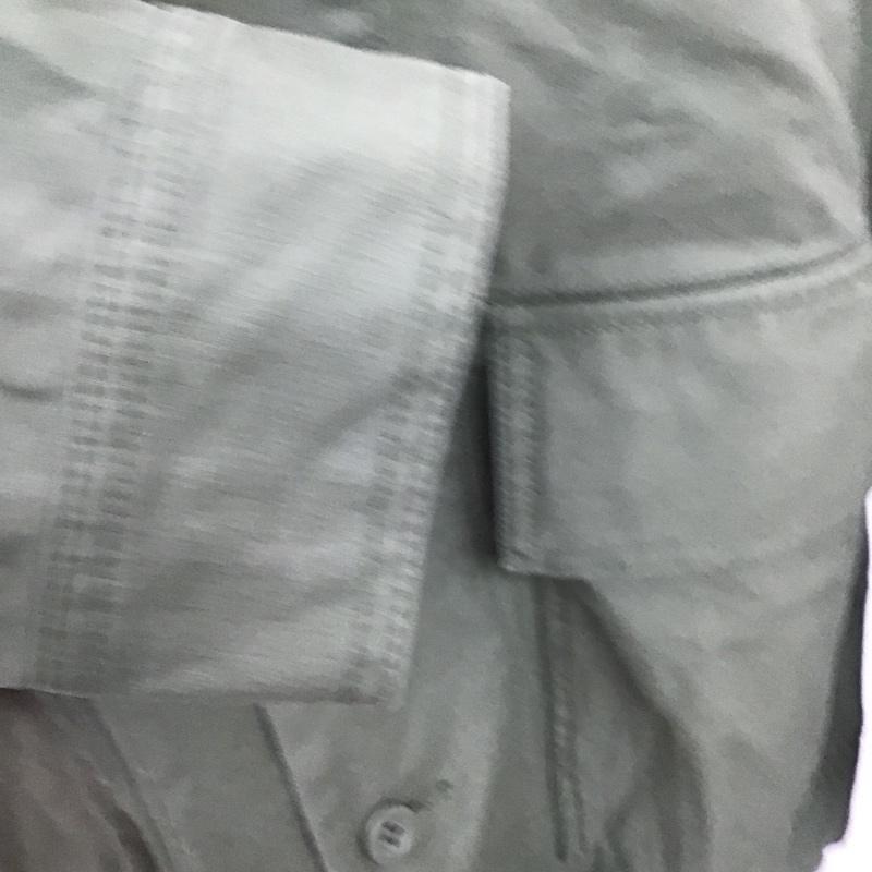 ロデオクラウンズワイドボウル RODEO CROWNS WIDE BOWL ジャケット、上着 ジャケット、ブレザー 421ESW30-0590 ワッペンユーティリティーSHJK ミリタリーシャツ カジュアルシャツ L ロゴ、文字 カーキ / カーキ /  メンズ USED 古着 中古 10105440