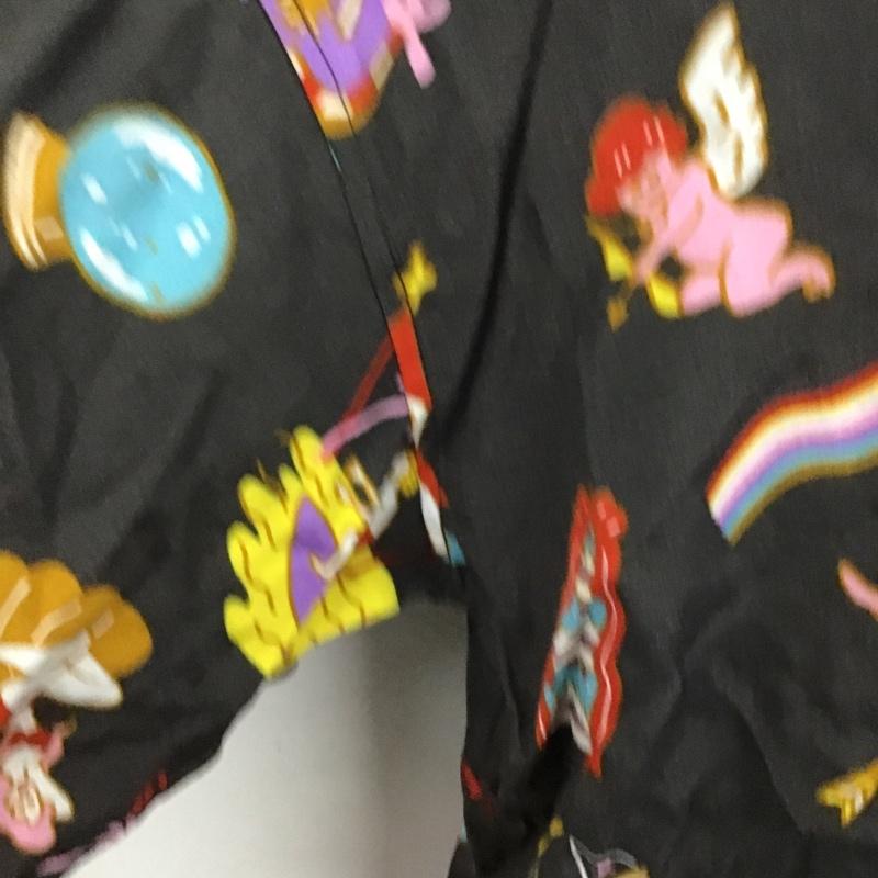 ニコアンド niko and... シャツ、ブラウス 半袖 半袖 3 総柄 黒 / ブラック /  メンズ USED 古着 中古 10105443