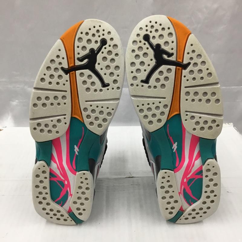 ナイキ NIKE スニーカー スニーカー 305381-113 AIR JORDAN 8 RETRO 26.5cm 箱有 26.5cm ワンポイント 白 / ホワイト / X 黒 / ブラック / X 桃 / ピンク / X 青 / ブルー /  メンズ USED 古着 中古 10105452