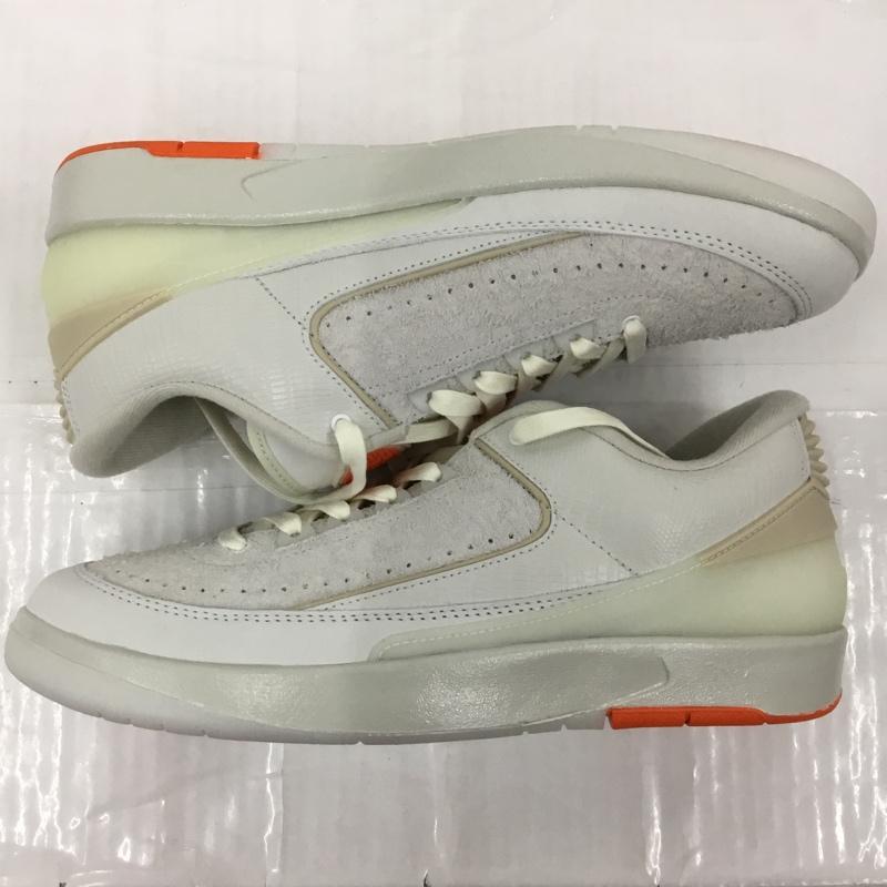 ナイキ NIKE スニーカー スニーカー DV7128 110 AIR JORDAN 2 RETRO LOW SP SHELFLIFE 29cm 箱有 29.0cm ワンポイント アイボリー / アイボリー / X 橙 / オレンジ /  メンズ USED 古着 中古 10105454