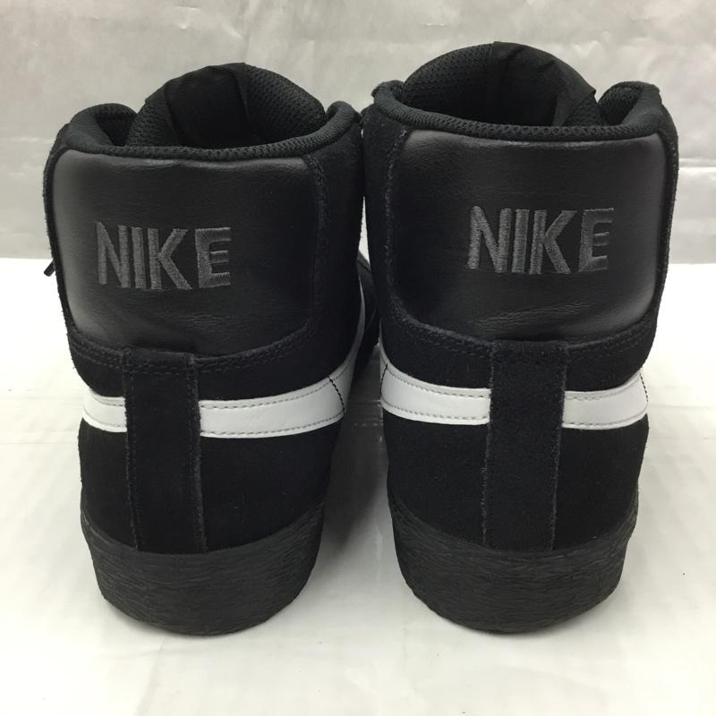 ナイキ NIKE スニーカー スニーカー 864349 007 SB ZOOM BLAZER MID 27.5cm 箱有 27.5cm ロゴ、文字 黒 / ブラック / X 白 / ホワイト /  メンズ USED 古着 中古 10105458