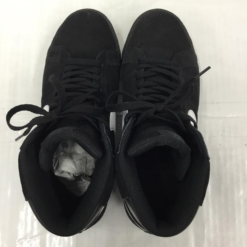ナイキ NIKE スニーカー スニーカー 864349 007 SB ZOOM BLAZER MID 27.5cm 箱有 27.5cm ロゴ、文字 黒 / ブラック / X 白 / ホワイト /  メンズ USED 古着 中古 10105458