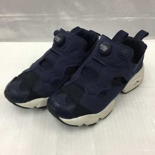 リーボック Reebok スニーカー スニーカー V65752 INSTA PUMP FURY OG 23cm 23.0cm ロゴ、文字 紺 / ネイビー / X 白 / ホワイト /  レディース USED 古着 中古 10105460