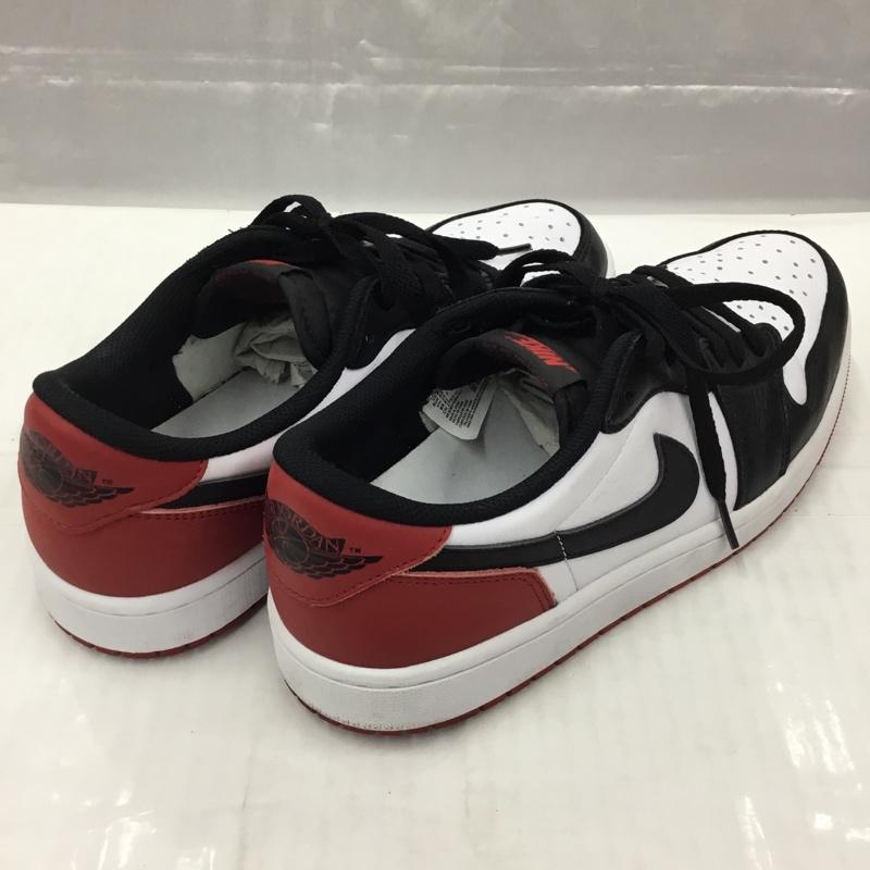 ナイキ NIKE スニーカー スニーカー CZ0790 106 AIR JORDAN 1 RETRO LOW OG 27.5cm 箱有 27.5cm ロゴ、文字 黒 / ブラック / X 白 / ホワイト / X 赤 / レッド /  メンズ USED 古着 中古 10105461