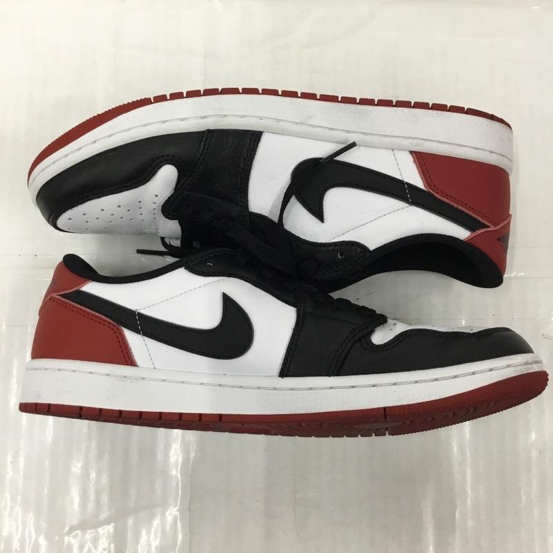 ナイキ NIKE スニーカー スニーカー CZ0790 106 AIR JORDAN 1 RETRO LOW OG 27.5cm 箱有 27.5cm ロゴ、文字 黒 / ブラック / X 白 / ホワイト / X 赤 / レッド /  メンズ USED 古着 中古 10105461