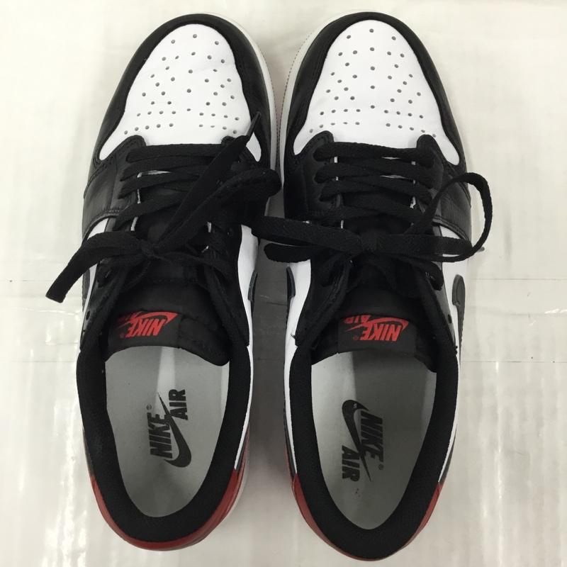 ナイキ NIKE スニーカー スニーカー CZ0790 106 AIR JORDAN 1 RETRO LOW OG 27.5cm 箱有 27.5cm ロゴ、文字 黒 / ブラック / X 白 / ホワイト / X 赤 / レッド /  メンズ USED 古着 中古 10105461
