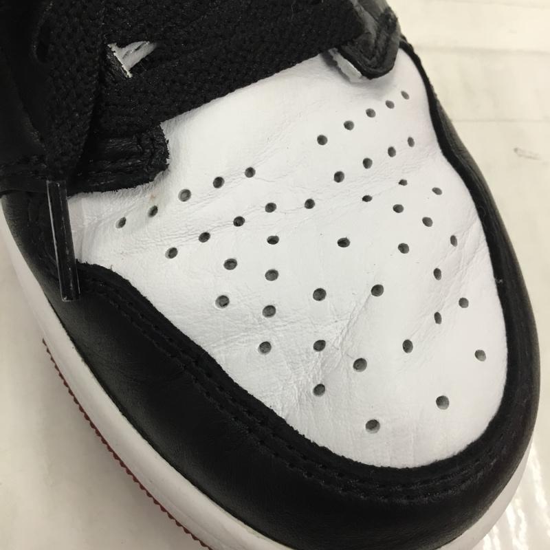 ナイキ NIKE スニーカー スニーカー CZ0790 106 AIR JORDAN 1 RETRO LOW OG 27.5cm 箱有 27.5cm ロゴ、文字 黒 / ブラック / X 白 / ホワイト / X 赤 / レッド /  メンズ USED 古着 中古 10105461