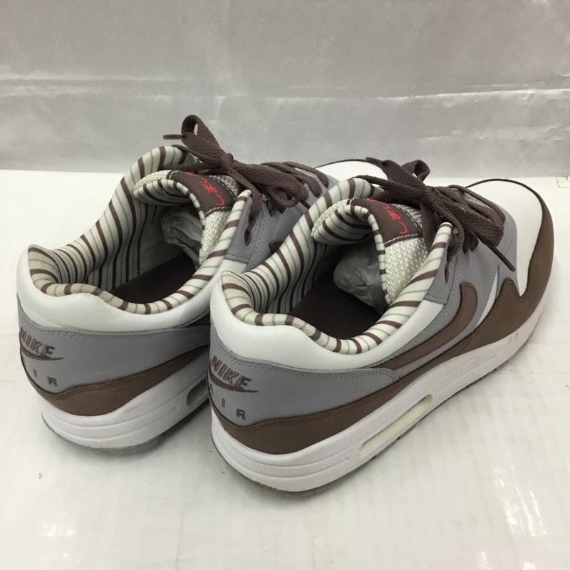 ナイキ NIKE スニーカー スニーカー FB8916 100 AIR MAX 1 PRM 29cm 箱有 Shima Shima 29.0cm ロゴ、文字 白 / ホワイト / X 灰 / グレー / X 茶 / ブラウン /  メンズ USED 古着 中古 10105466