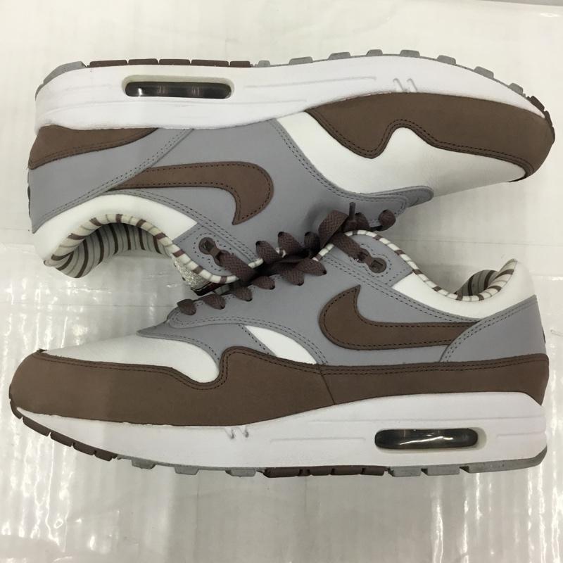 ナイキ NIKE スニーカー スニーカー FB8916 100 AIR MAX 1 PRM 29cm 箱有 Shima Shima 29.0cm ロゴ、文字 白 / ホワイト / X 灰 / グレー / X 茶 / ブラウン /  メンズ USED 古着 中古 10105466