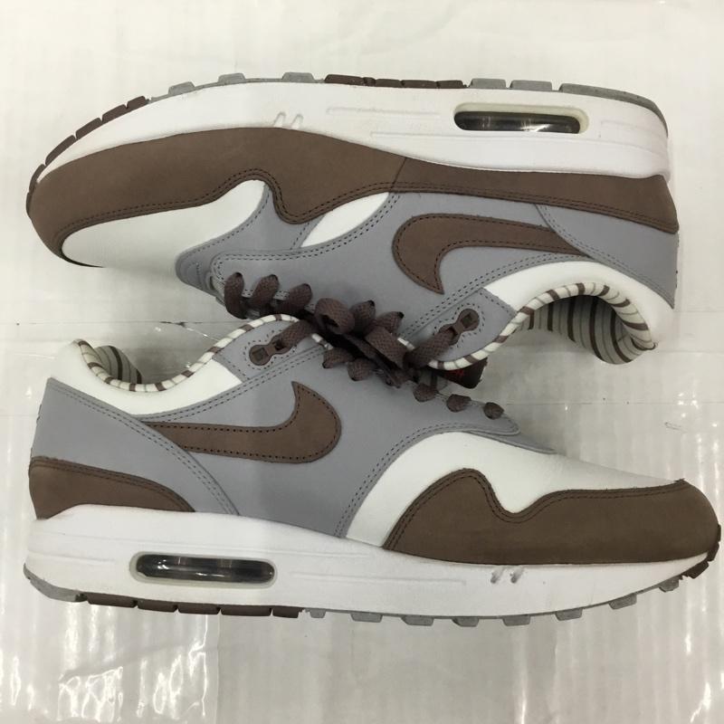 ナイキ NIKE スニーカー スニーカー FB8916 100 AIR MAX 1 PRM 29cm 箱有 Shima Shima 29.0cm ロゴ、文字 白 / ホワイト / X 灰 / グレー / X 茶 / ブラウン /  メンズ USED 古着 中古 10105466
