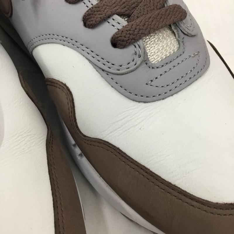 ナイキ NIKE スニーカー スニーカー FB8916 100 AIR MAX 1 PRM 29cm 箱有 Shima Shima 29.0cm ロゴ、文字 白 / ホワイト / X 灰 / グレー / X 茶 / ブラウン /  メンズ USED 古着 中古 10105466
