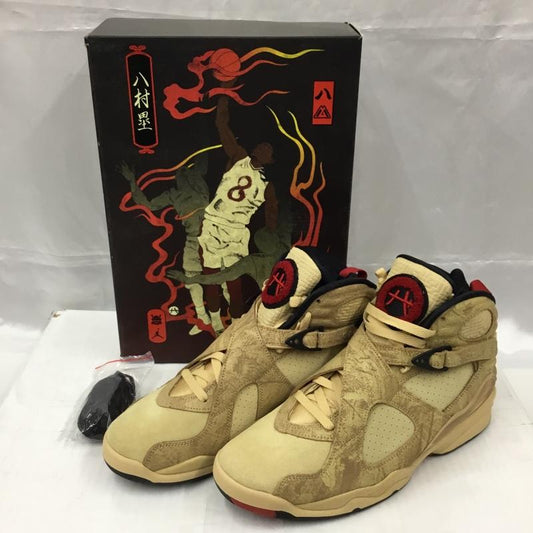 ナイキ NIKE スニーカー スニーカー DO2496 700 AIR JORDAN 8 RETRO SE RUI 八村塁 28.5cm 箱有 28.5cm ロゴ、文字 ベージュ / ベージュ / X 黒 / ブラック / X 赤 / レッド /  メンズ USED 古着 中古 10105469