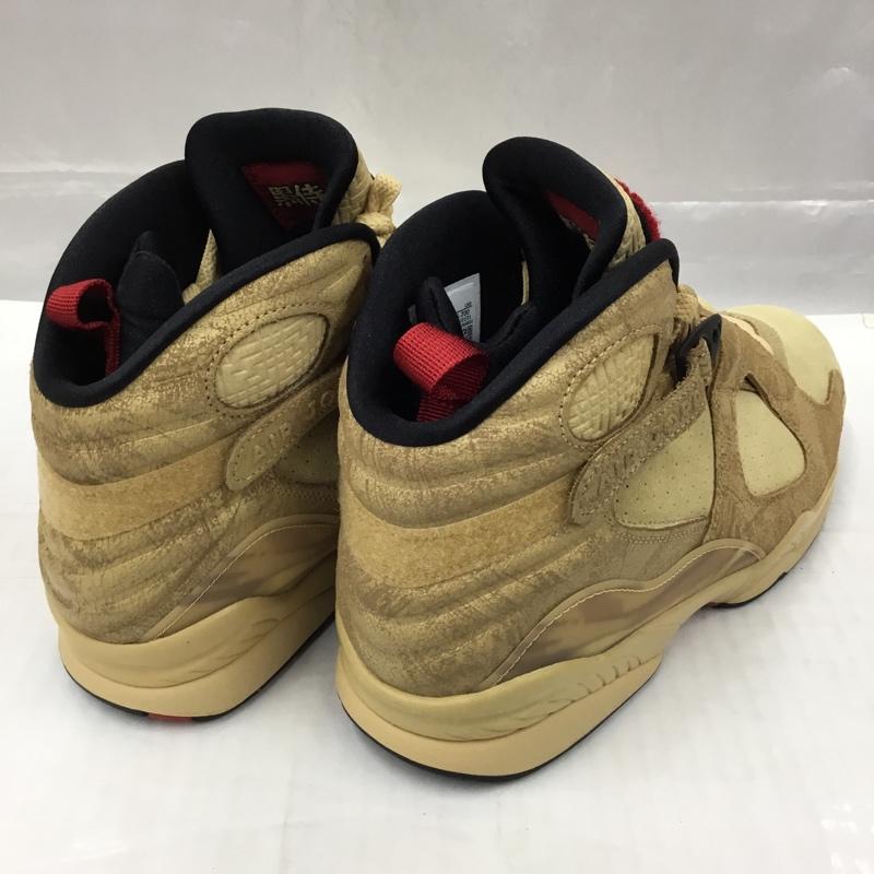 ナイキ NIKE スニーカー スニーカー DO2496 700 AIR JORDAN 8 RETRO SE RUI 八村塁 28.5cm 箱有 28.5cm ロゴ、文字 ベージュ / ベージュ / X 黒 / ブラック / X 赤 / レッド /  メンズ USED 古着 中古 10105469