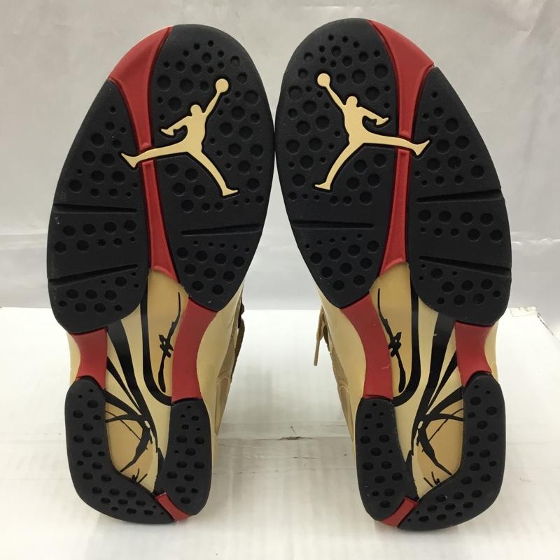 ナイキ NIKE スニーカー スニーカー DO2496 700 AIR JORDAN 8 RETRO SE RUI 八村塁 28.5cm 箱有 28.5cm ロゴ、文字 ベージュ / ベージュ / X 黒 / ブラック / X 赤 / レッド /  メンズ USED 古着 中古 10105469