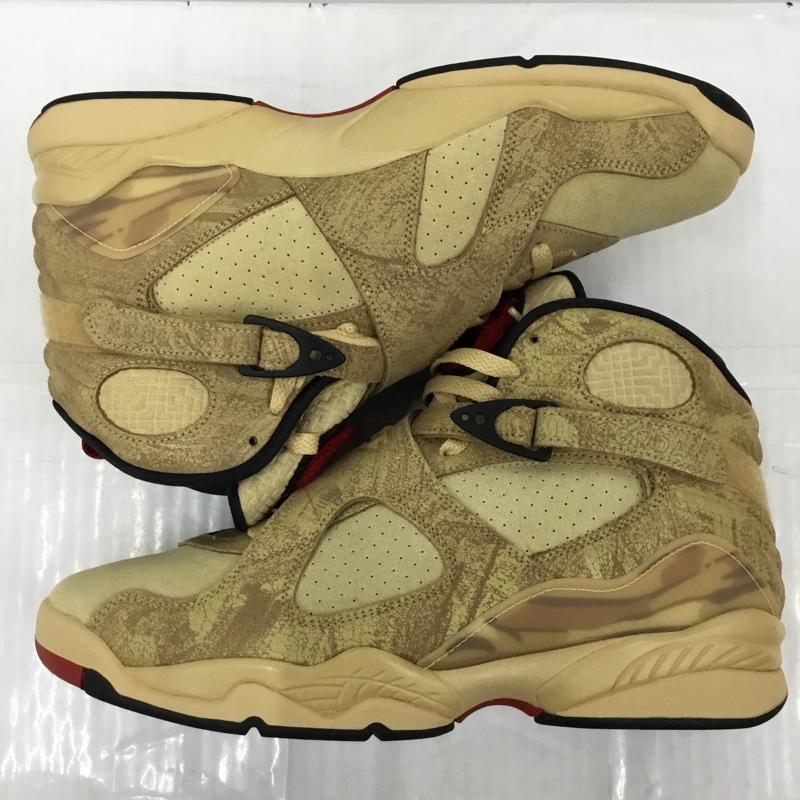 ナイキ NIKE スニーカー スニーカー DO2496 700 AIR JORDAN 8 RETRO SE RUI 八村塁 28.5cm 箱有 28.5cm ロゴ、文字 ベージュ / ベージュ / X 黒 / ブラック / X 赤 / レッド /  メンズ USED 古着 中古 10105469