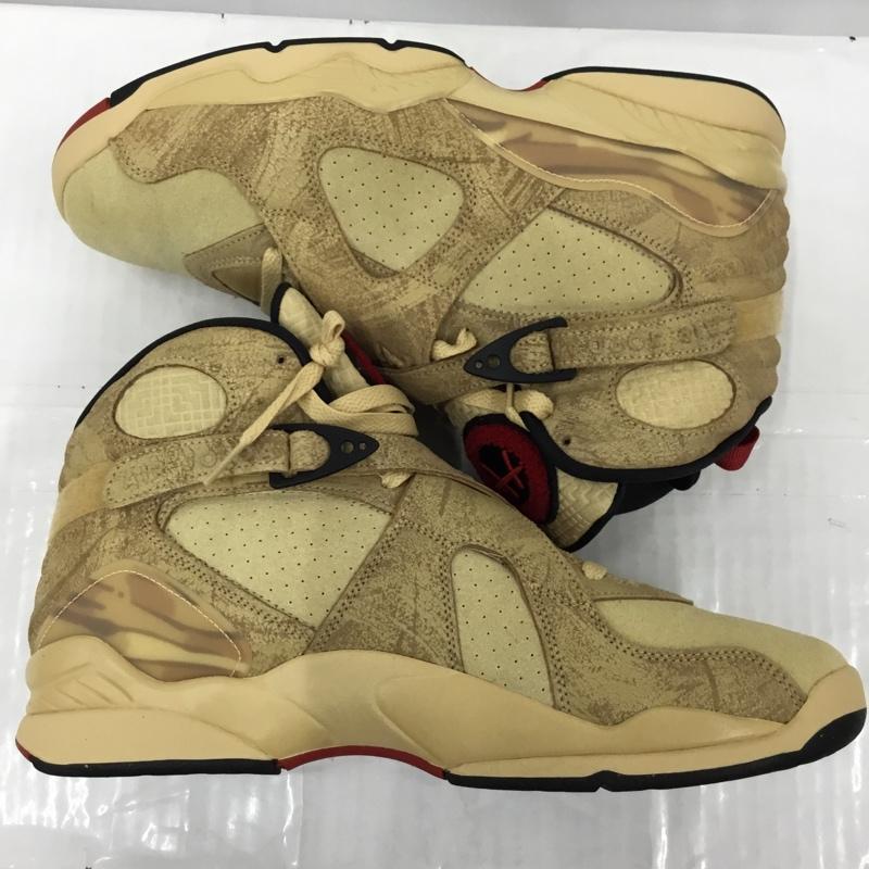 ナイキ NIKE スニーカー スニーカー DO2496 700 AIR JORDAN 8 RETRO SE RUI 八村塁 28.5cm 箱有 28.5cm ロゴ、文字 ベージュ / ベージュ / X 黒 / ブラック / X 赤 / レッド /  メンズ USED 古着 中古 10105469