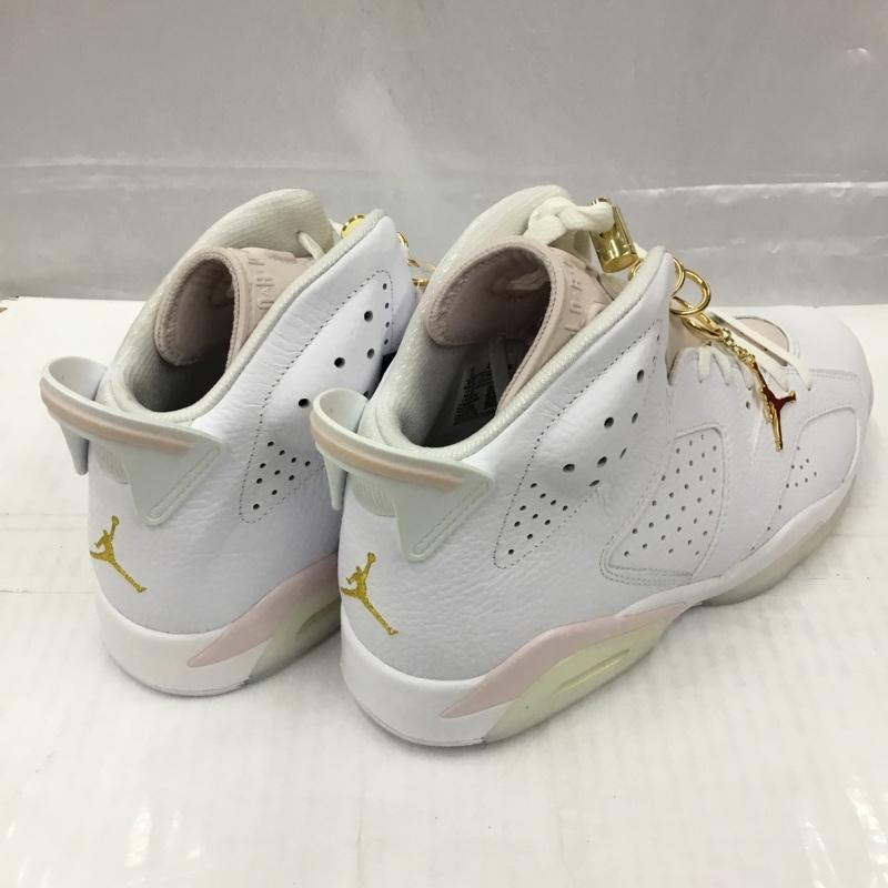 ナイキ NIKE スニーカー スニーカー DH9696-100 WMNS AIR JORDAN 6 RETRO 29cm 箱有 29.0cm ワンポイント 白 / ホワイト / X 桃 / ピンク / X 金 / ゴールド /  メンズ USED 古着 中古 10105471