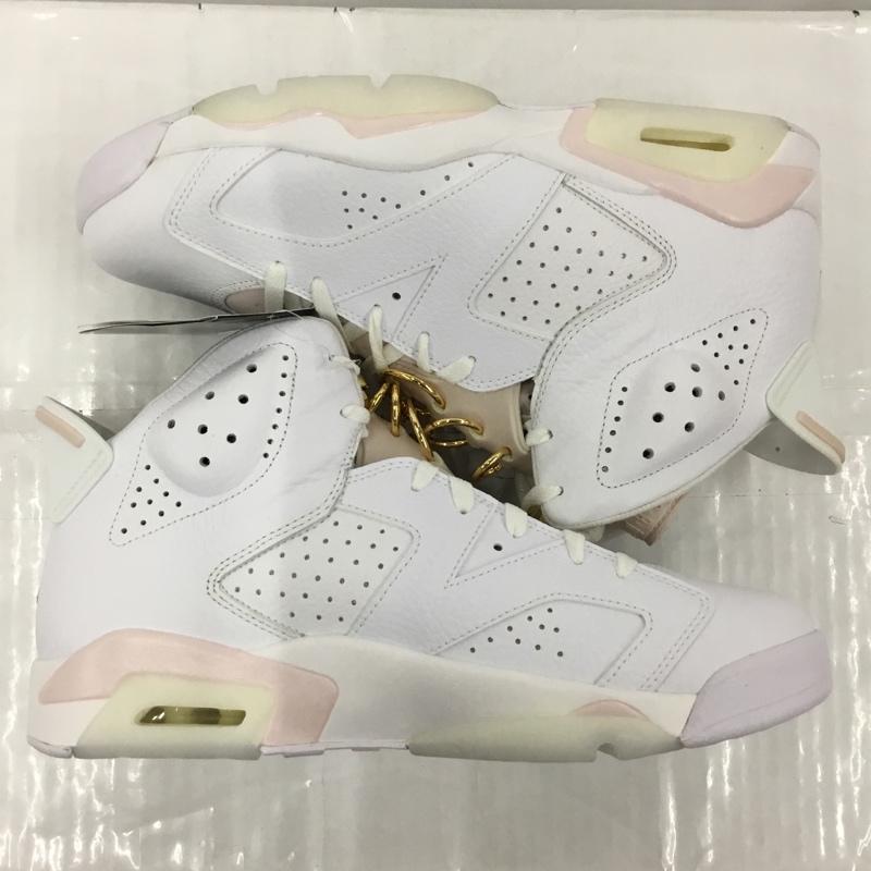ナイキ NIKE スニーカー スニーカー DH9696-100 WMNS AIR JORDAN 6 RETRO 29cm 箱有 29.0cm ワンポイント 白 / ホワイト / X 桃 / ピンク / X 金 / ゴールド /  メンズ USED 古着 中古 10105471