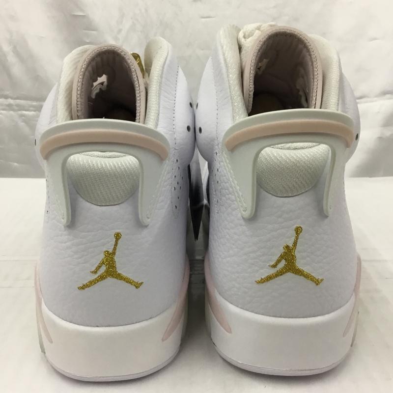 ナイキ NIKE スニーカー スニーカー DH9696-100 WMNS AIR JORDAN 6 RETRO 29cm 箱有 29.0cm ワンポイント 白 / ホワイト / X 桃 / ピンク / X 金 / ゴールド /  メンズ USED 古着 中古 10105471
