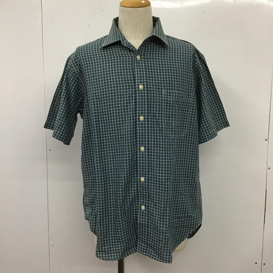 ザノースフェイス THE NORTH FACE シャツ、ブラウス 半袖 NT20200 ポリエステル 胸ポケット L チェック 青 / ブルー / X 白 / ホワイト / X カーキ / カーキ /  メンズ USED 古着 中古 10105472