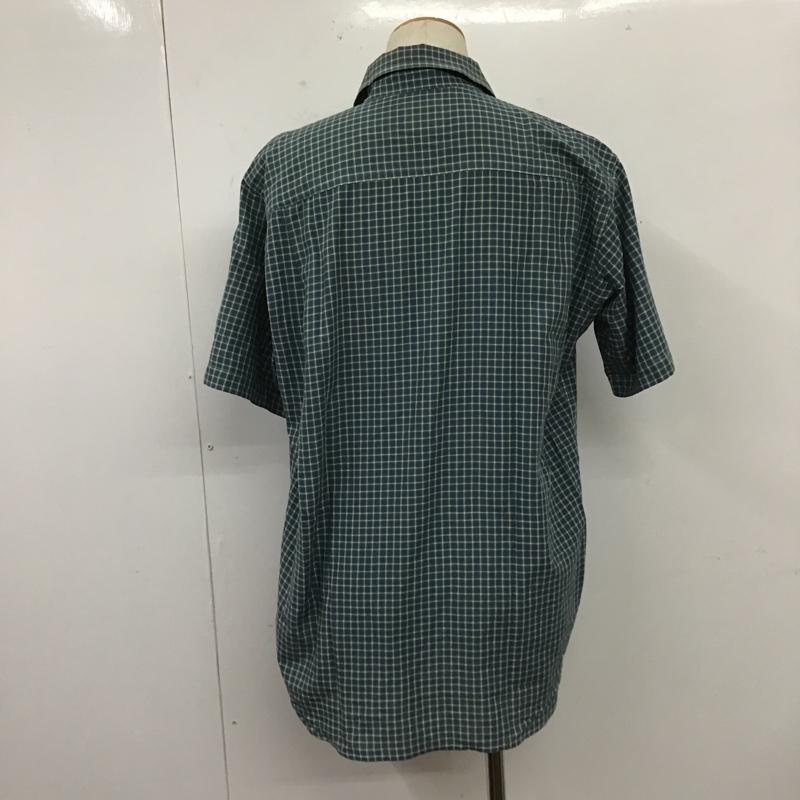 ザノースフェイス THE NORTH FACE シャツ、ブラウス 半袖 NT20200 ポリエステル 胸ポケット L チェック 青 / ブルー / X 白 / ホワイト / X カーキ / カーキ /  メンズ USED 古着 中古 10105472