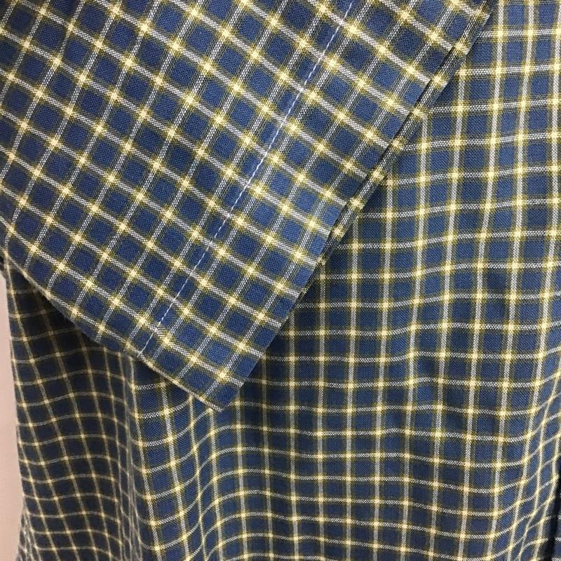 ザノースフェイス THE NORTH FACE シャツ、ブラウス 半袖 NT20200 ポリエステル 胸ポケット L チェック 青 / ブルー / X 白 / ホワイト / X カーキ / カーキ /  メンズ USED 古着 中古 10105472