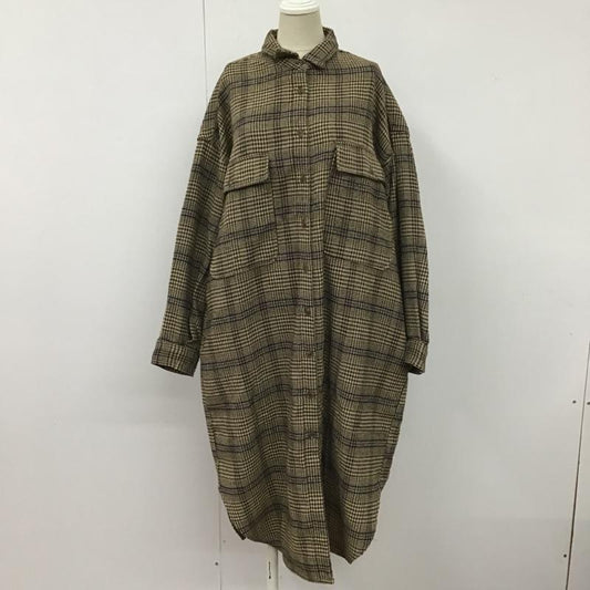 スタディオクリップ studio CLIP コート コート一般 FREE チェック マルチカラー / マルチカラー /  レディース USED 古着 中古 10105474