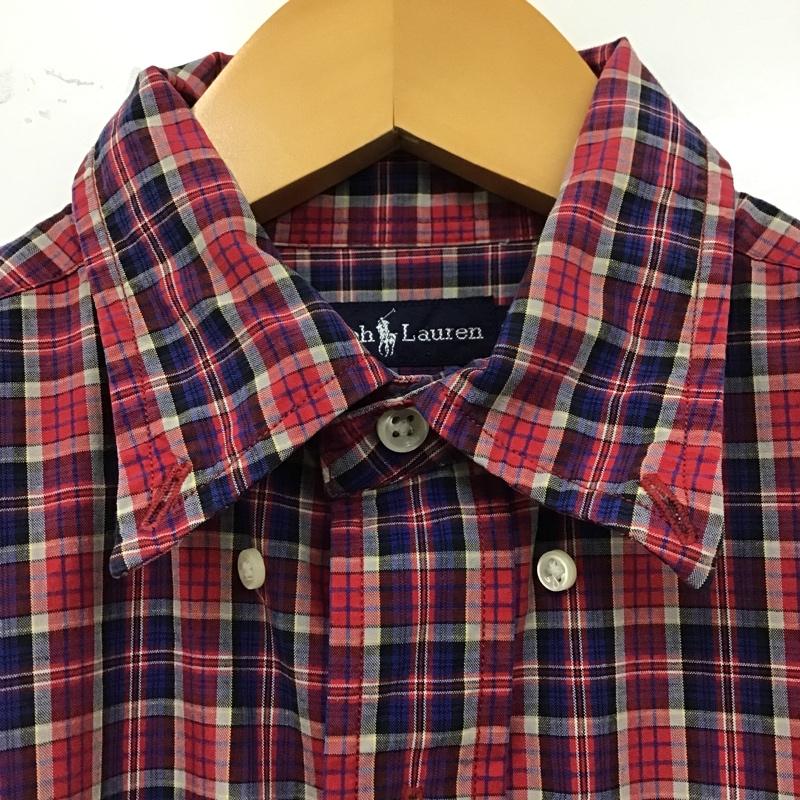 ラルフローレン RALPHLAUREN シャツ、ブラウス 長袖 ボタンダウンシャツ 150cm 150cm チェック マルチカラー / マルチカラー /  ボーイズ USED 古着 中古 10105481