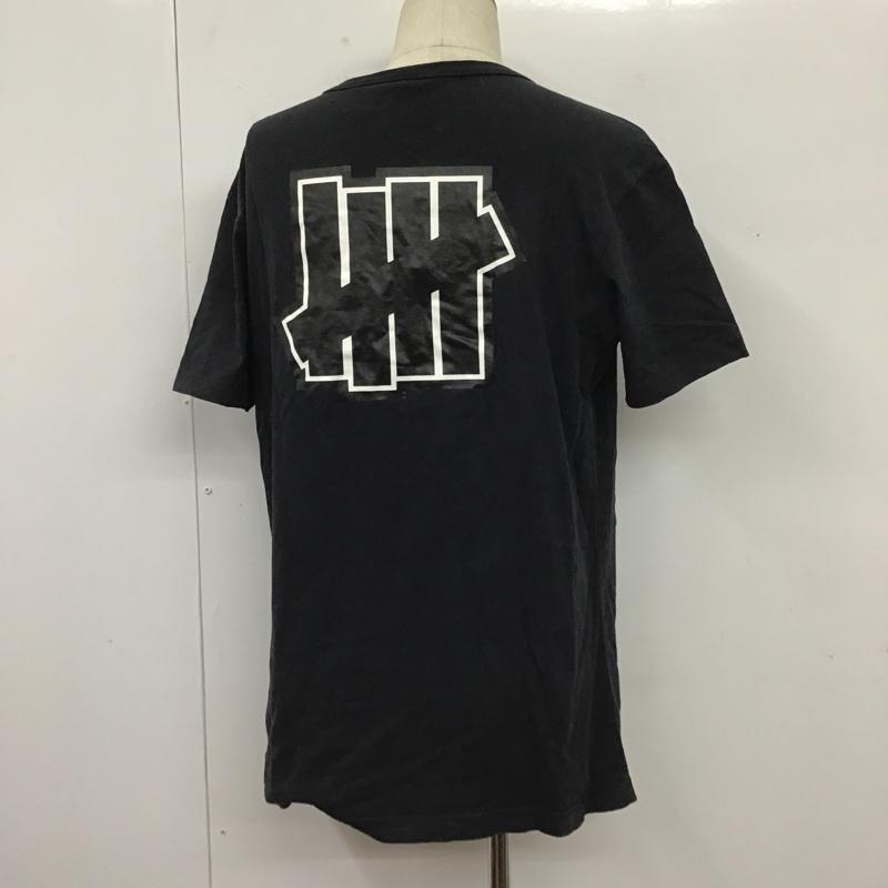アンディフィーテッド UNDEFEATED Tシャツ 半袖 C8-S302 Champion バックプリント XXL ワンポイント 黒 / ブラック /  メンズ USED 古着 中古 10105482